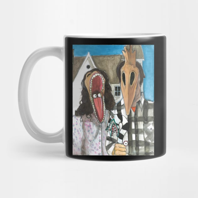 American Gothic Beetlejuice by artofannabellepullen